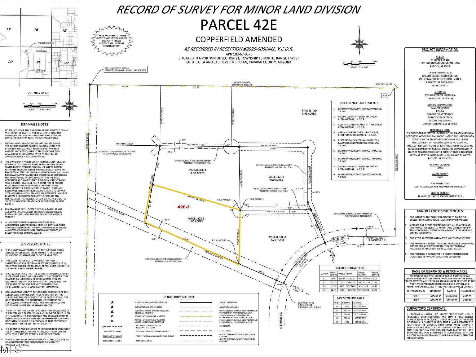42 E Three Smoked Oak Cir Prescott Valley, AZ 86315  | Land/Lot
