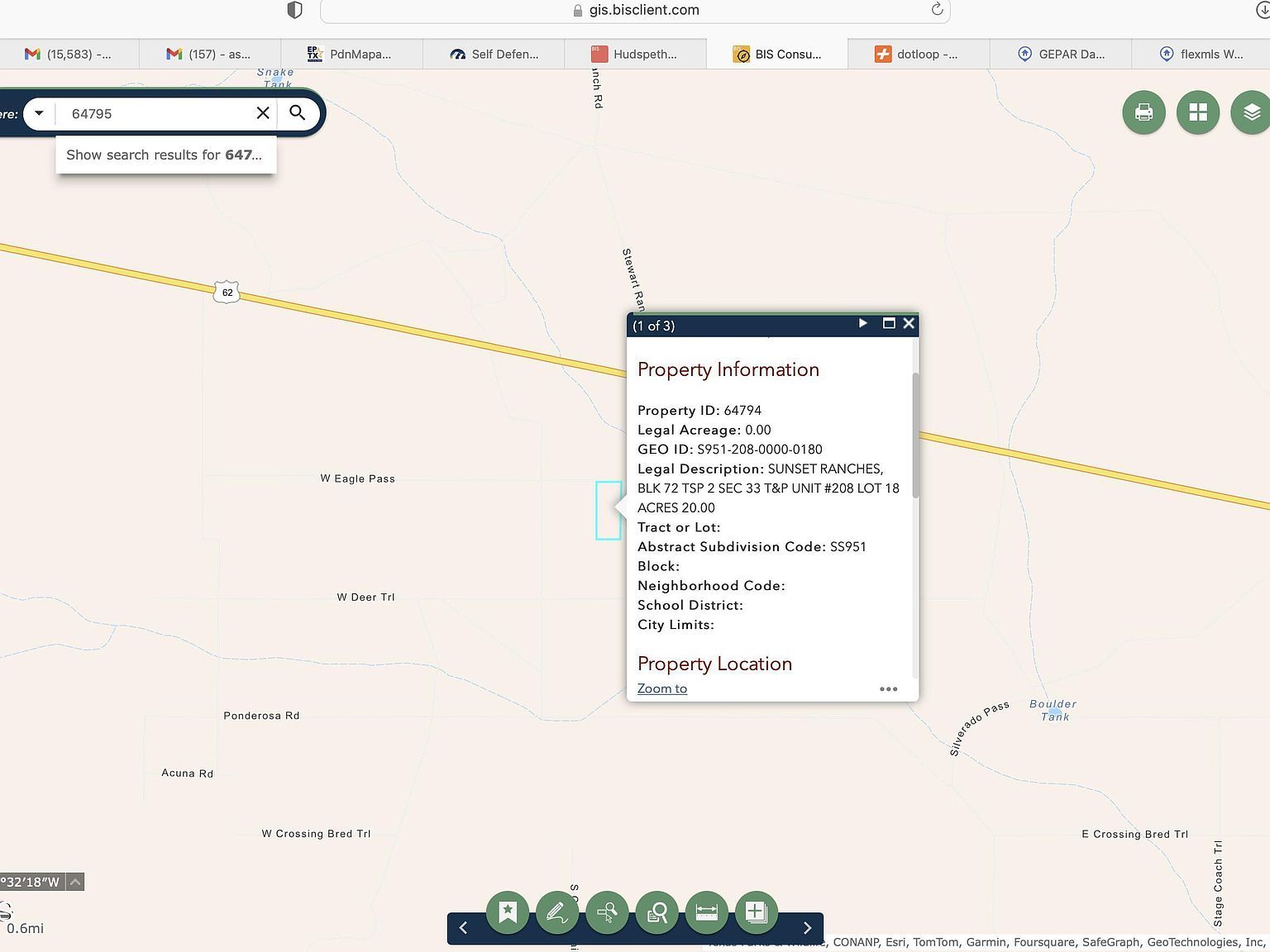 Sunset Ranches #208-LOT 18 Sierra Blanca, TX 79851 | Land/Lot