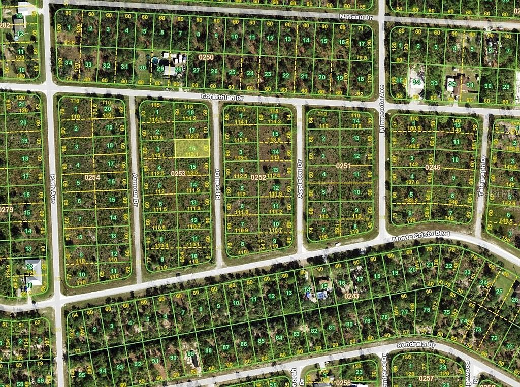 13213 Bissell Dr LOT 16 Punta Gorda, FL 33955  | Land/Lot