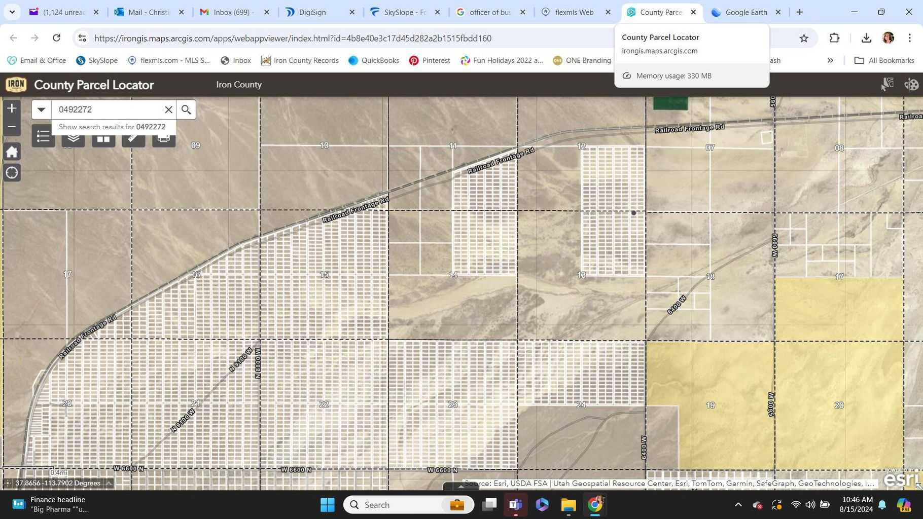 Lot 4371 Unit 7 Garden Valley Ranchos, Modena, UT, 84753  | Land/Lot