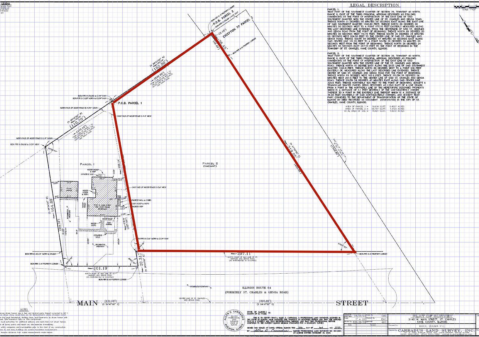 3122 W Main St St Charles, IL 60175  | Land/Lot