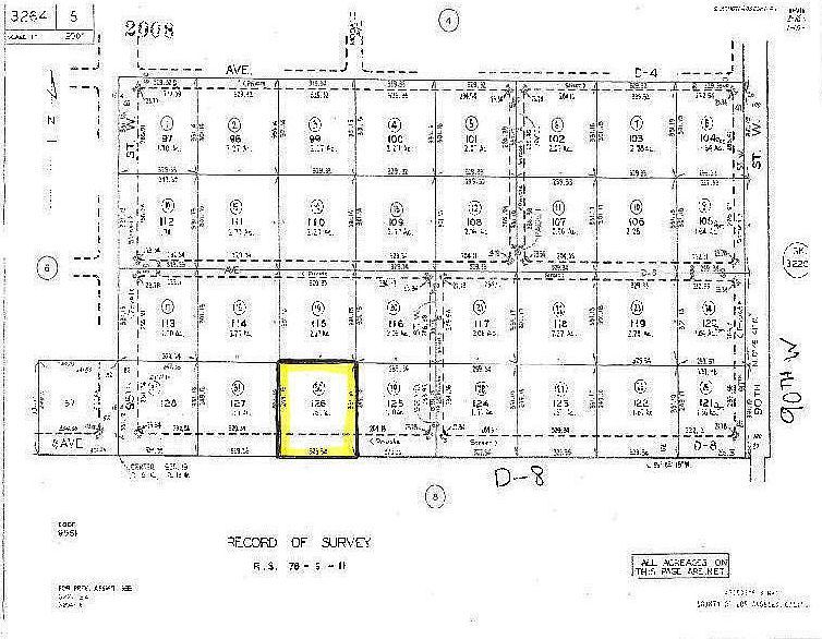W Avenue D8 Lancaster, CA 93536  | Land/Lot