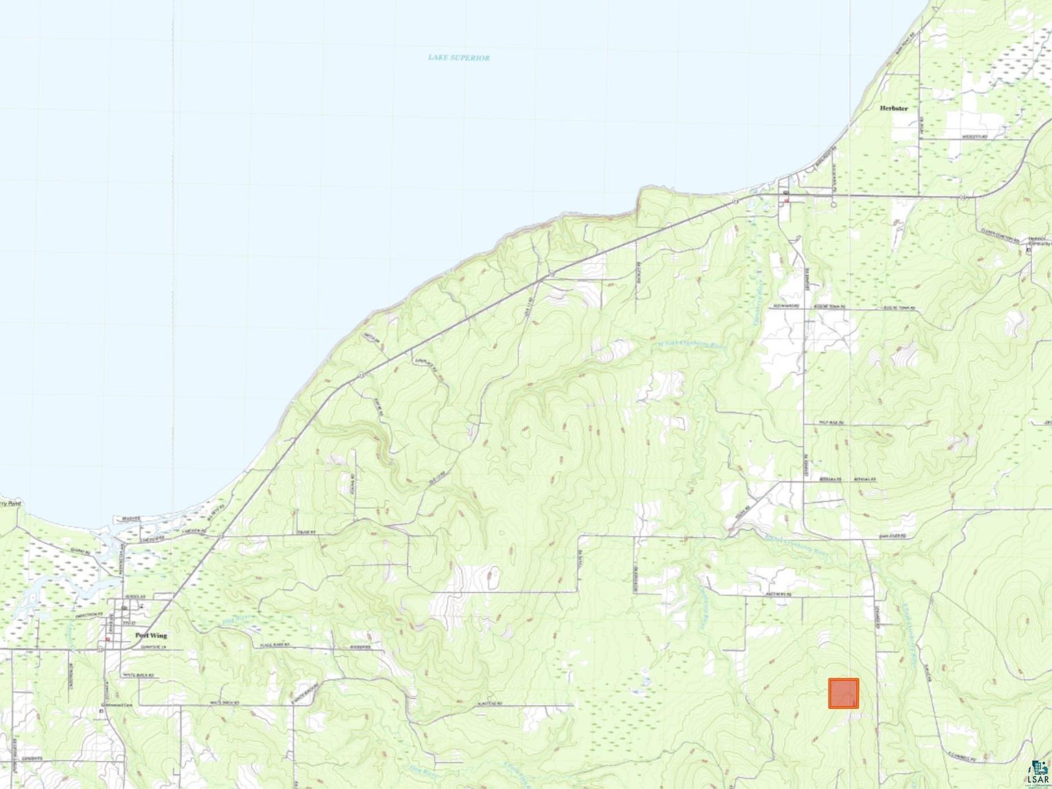 Near Lenawee Rd Herbster, WI 54844  | Land/Lot