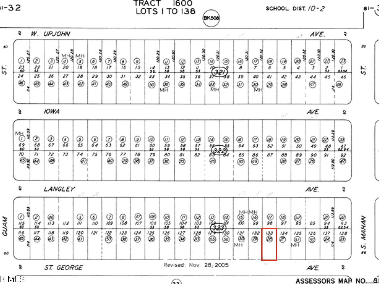 1320 W Saint George Ave Ridgecrest, CA 93555  | Land/Lot