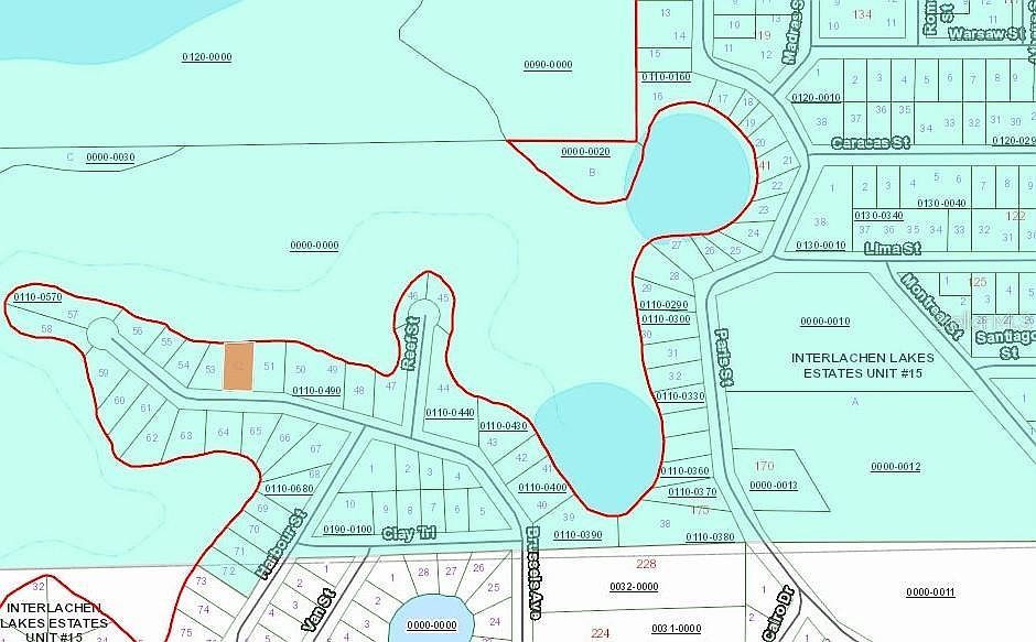 254 Brussels Ave #52 Interlachen, FL 32148  | Land/Lot