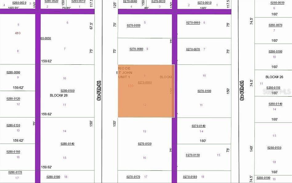 130 S 5th St #9 Palatka, FL 32177  | Land/Lot