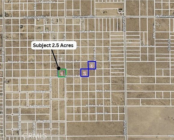0 Astoria Ave Rosamond, CA 93560  | Land/Lot