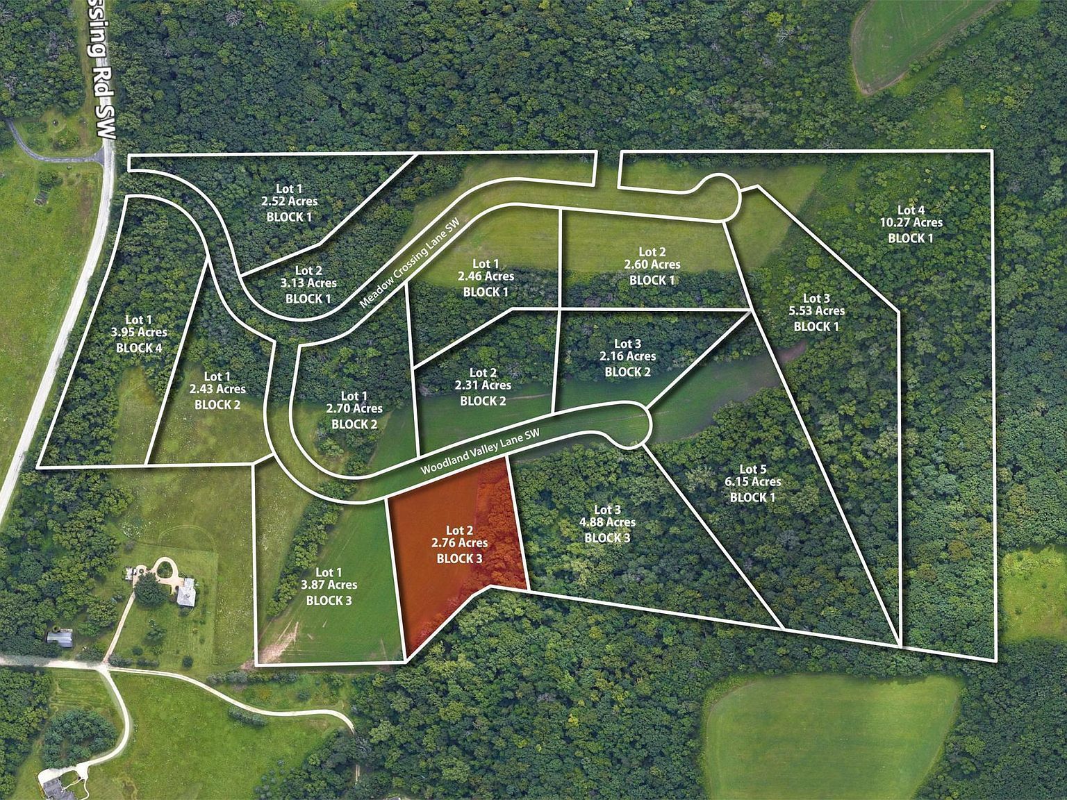 L2b3 Woodland Valley Ln SW Rochester, MN 55902  | Land/Lot