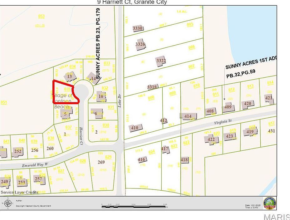 9 Harriett Ct Granite City, IL 62040  | Land/Lot