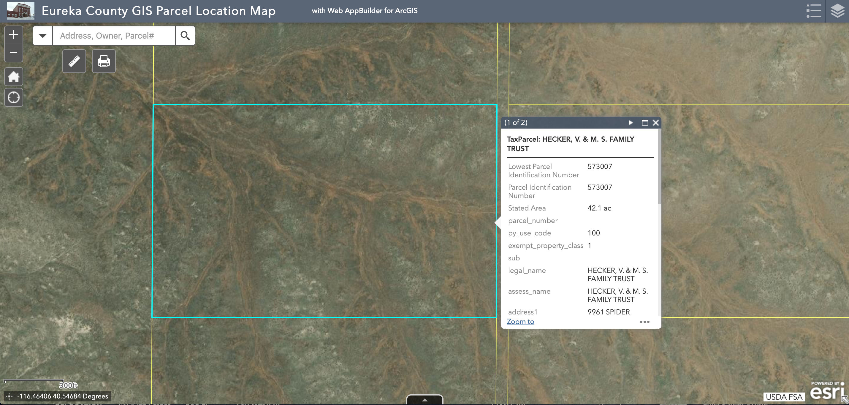 T31N, R49E Parcel, Eureka, NV, 89316  | Land/Lot