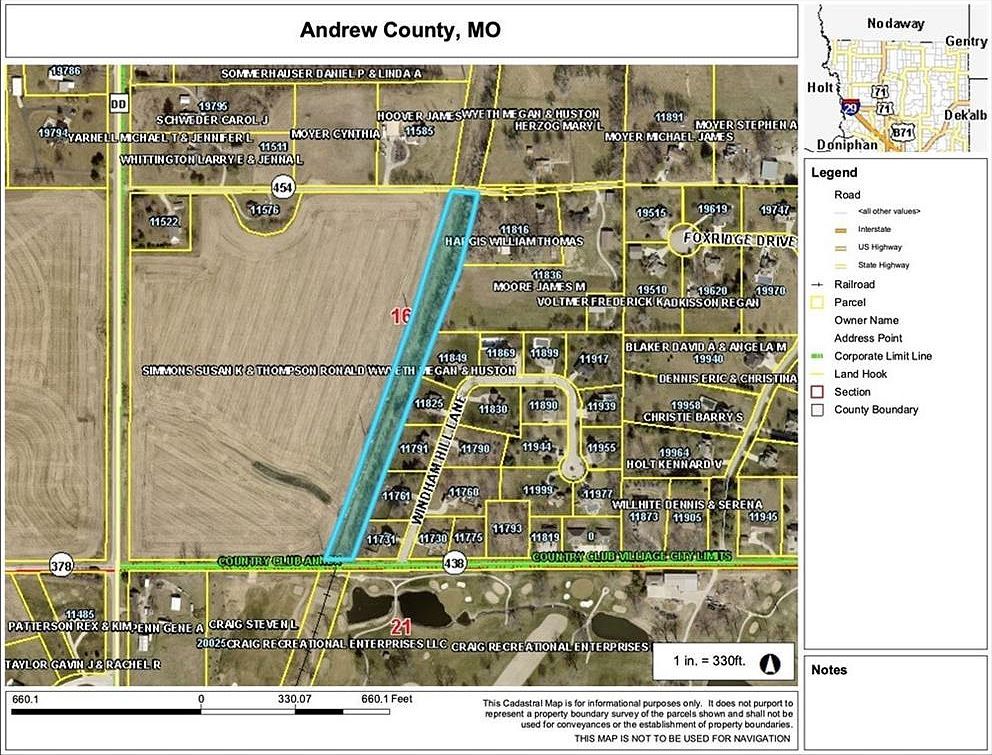 County Road 438 Saint Joseph, MO 64505  | Land/Lot