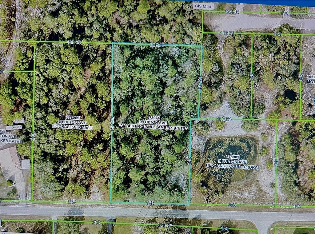 0 Fulton Ave LOT 8 Brooksville, FL 34613  | Land/Lot