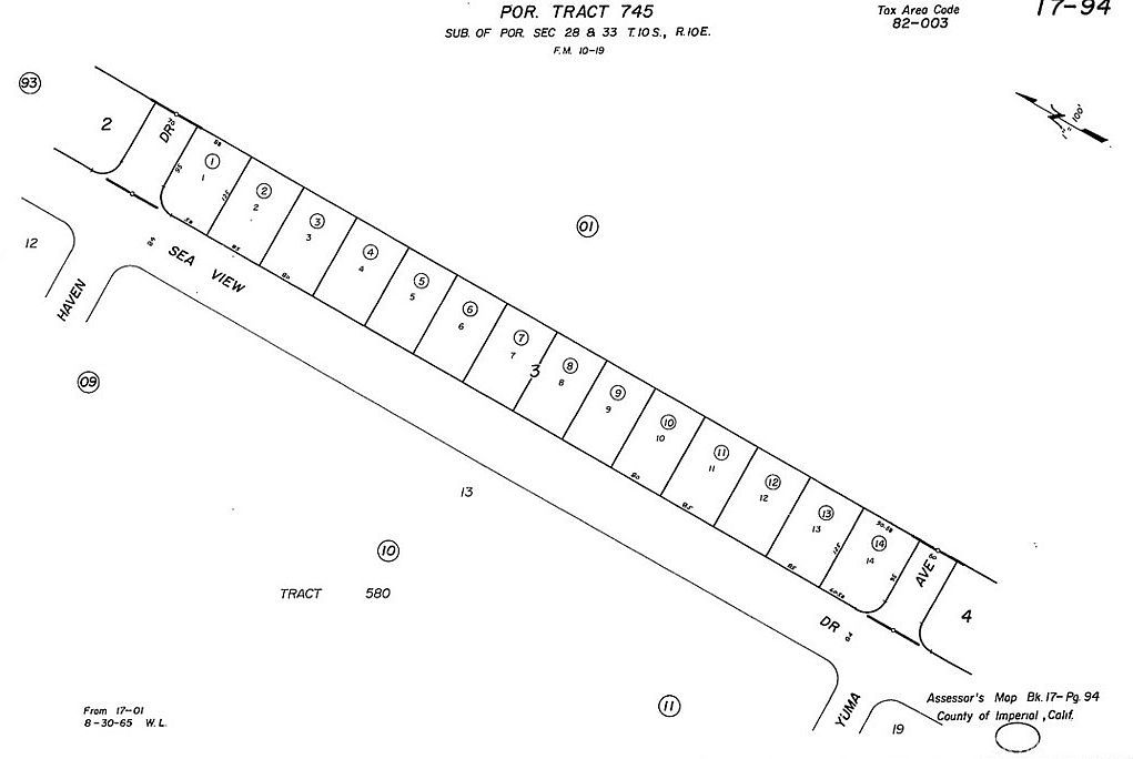 1974 Seaview Dr LOT 3 Thermal, CA 92274  | Land/Lot
