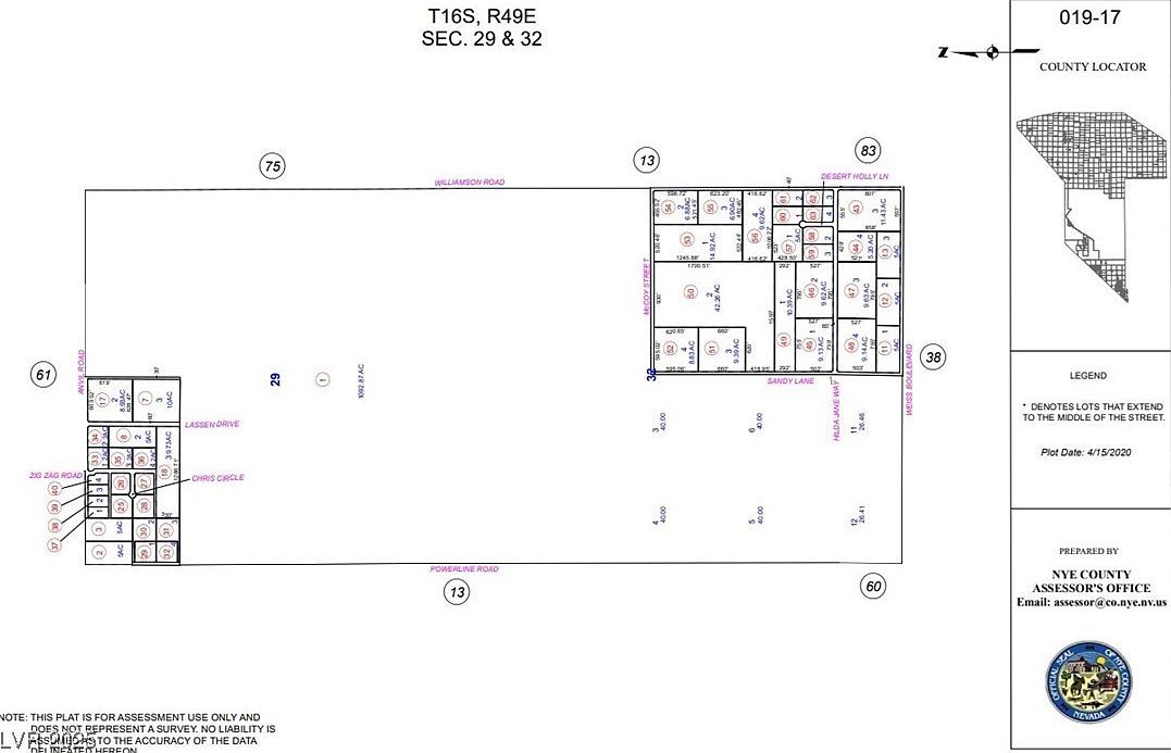 159 S Powerline Rd Amargosa Valley, NV 89020 | Land/Lot