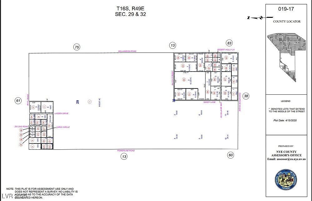 187 E Chris Cir, Amargosa Valley, NV, 89020  | Land/Lot
