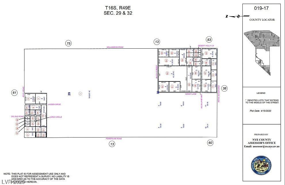 188 E Chris Cir Amargosa Valley, NV 89020  | Land/Lot