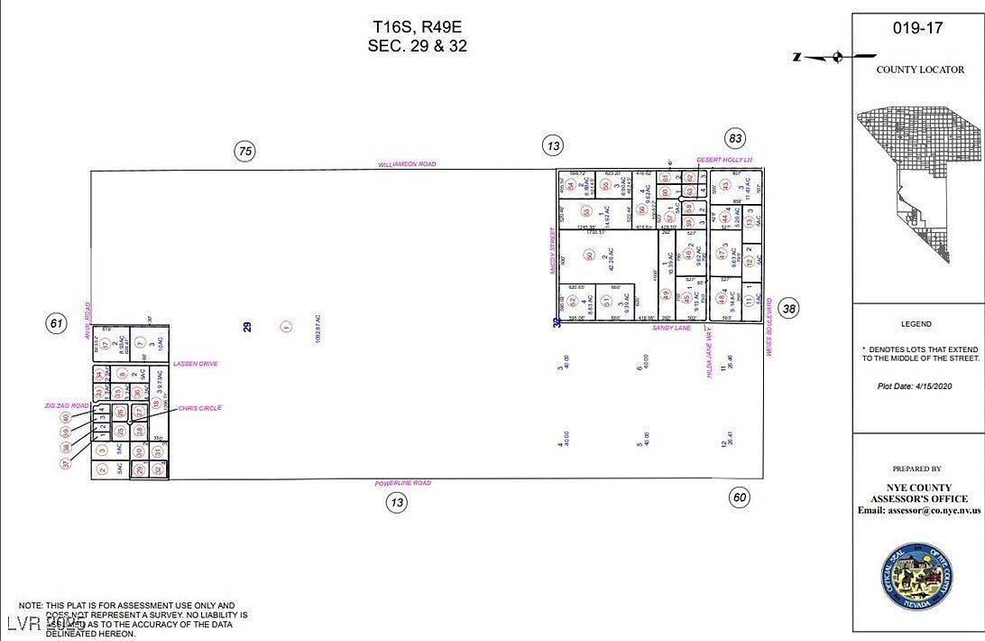 195 S Zigzag Rd Amargosa Valley, NV 89020  | Land/Lot