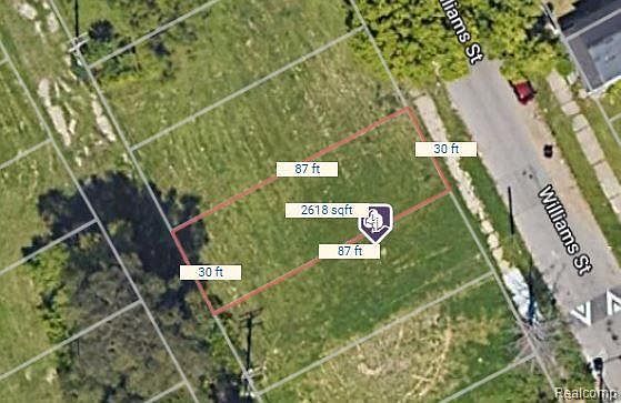 2837 Williams St Detroit, MI 48216  | Land/Lot