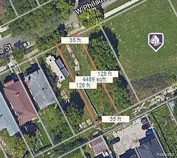 2247 W Philadelphia St Detroit, MI 48206  | Land/Lot