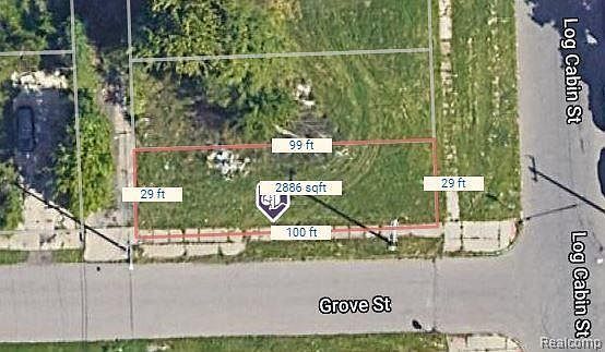 16801 Log Cabin St Detroit, MI 48203  | Land/Lot