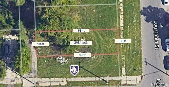 16809 Log Cabin St Detroit, MI 48203  | Land/Lot