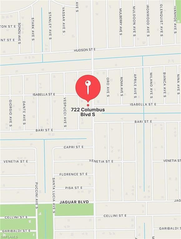 722 Columbus Blvd S Lehigh Acres, FL 33974  | Land/Lot