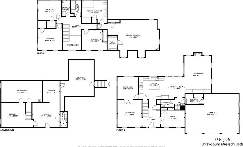 63 High St Shrewsbury, MA 01545  | Single Family