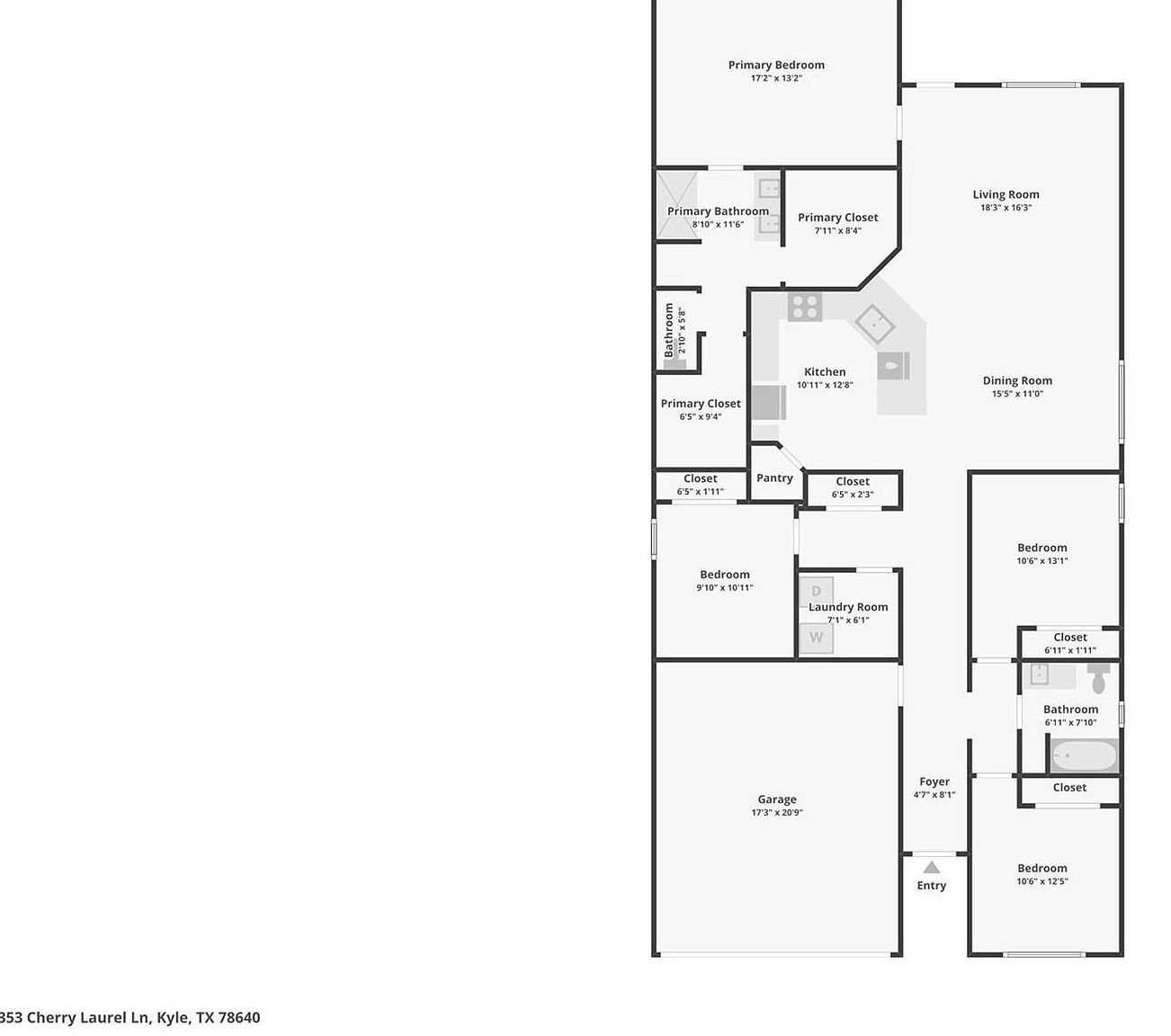 353 Cherry Laurel Ln Kyle, TX 78640 | Single Family