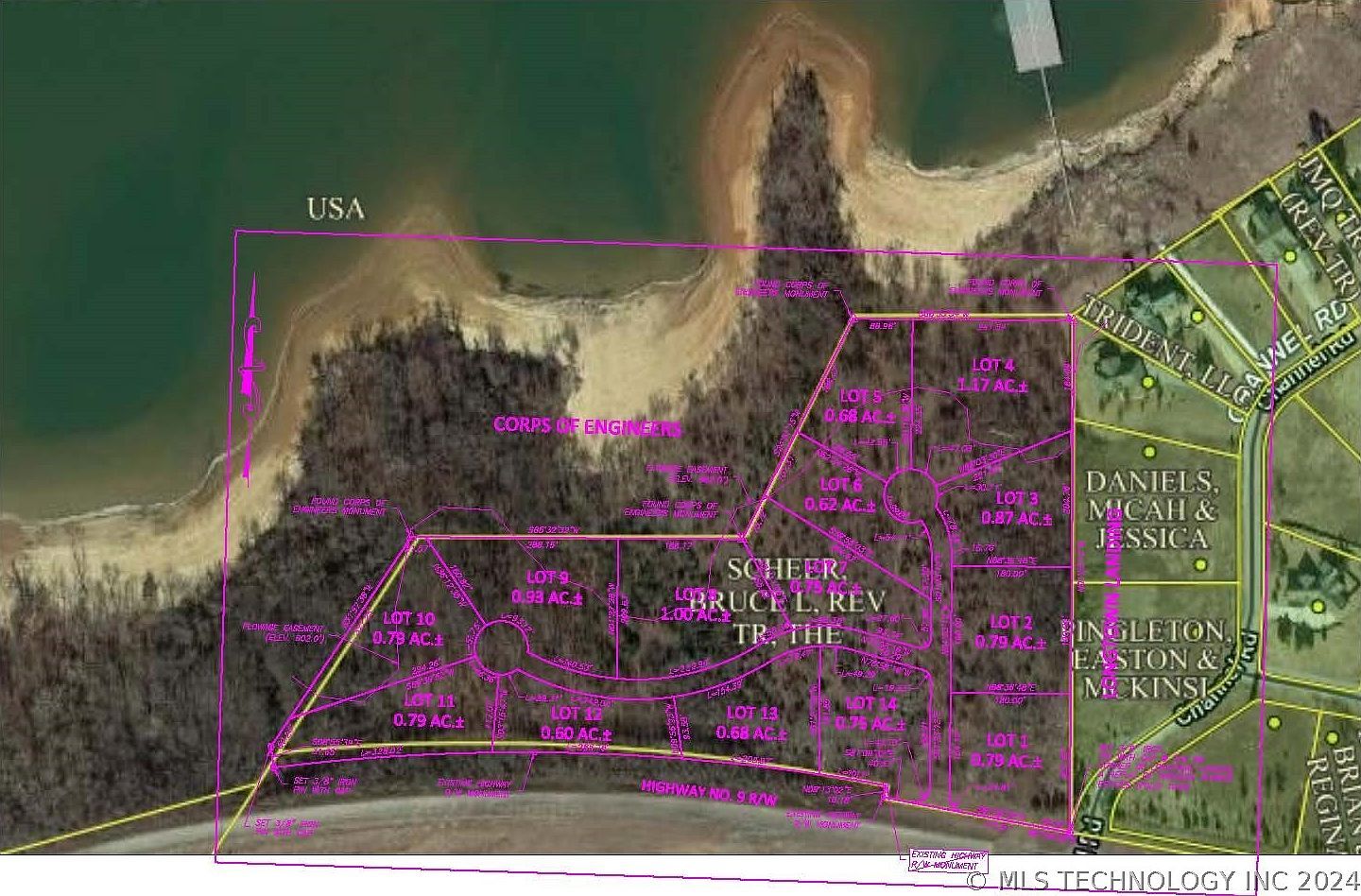 3 Hidden Creek Ct Eufaula, OK 74432  | Land/Lot