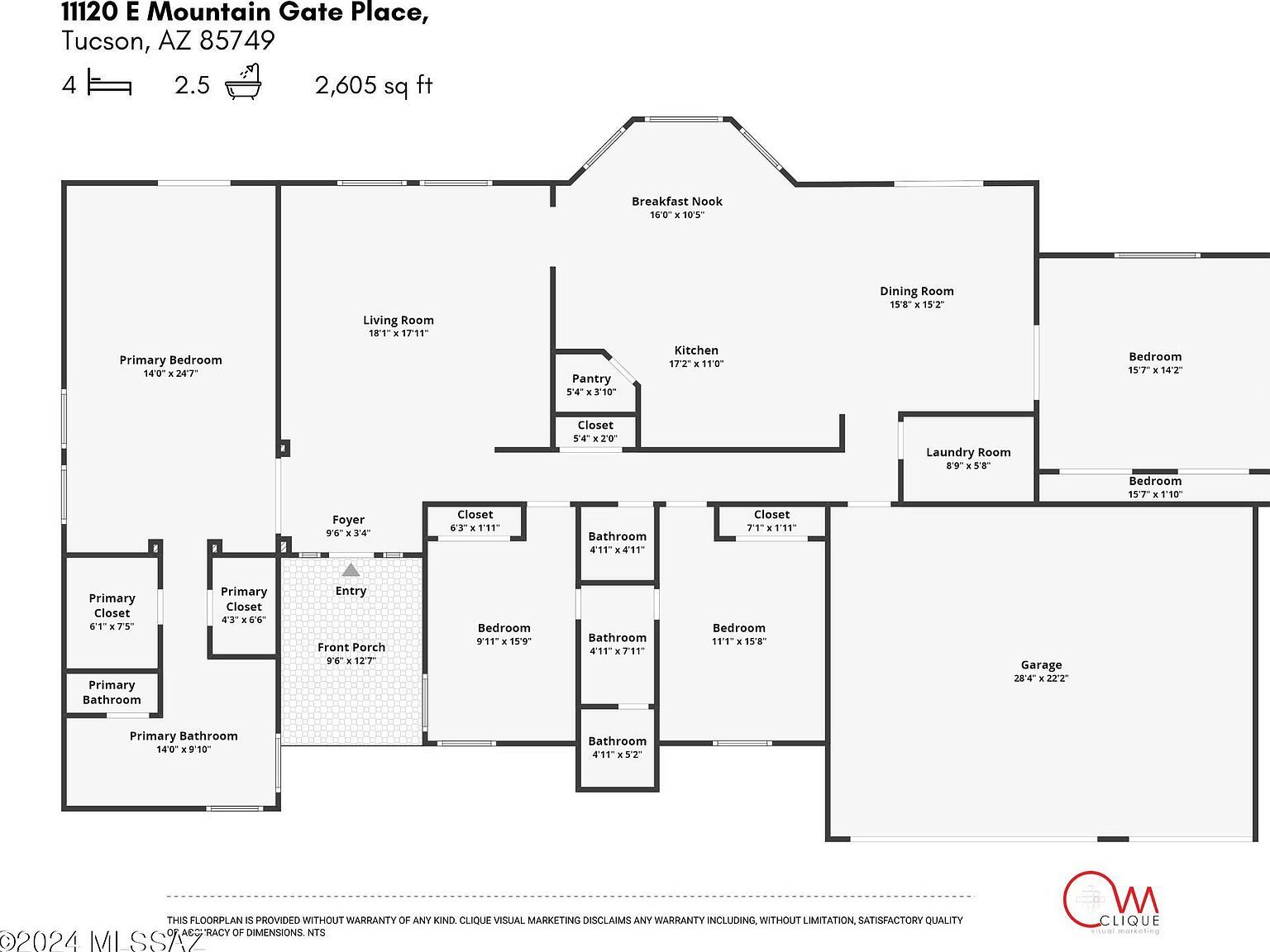11120 E Mountain Gate Pl Tucson, AZ 85749 | Single Family