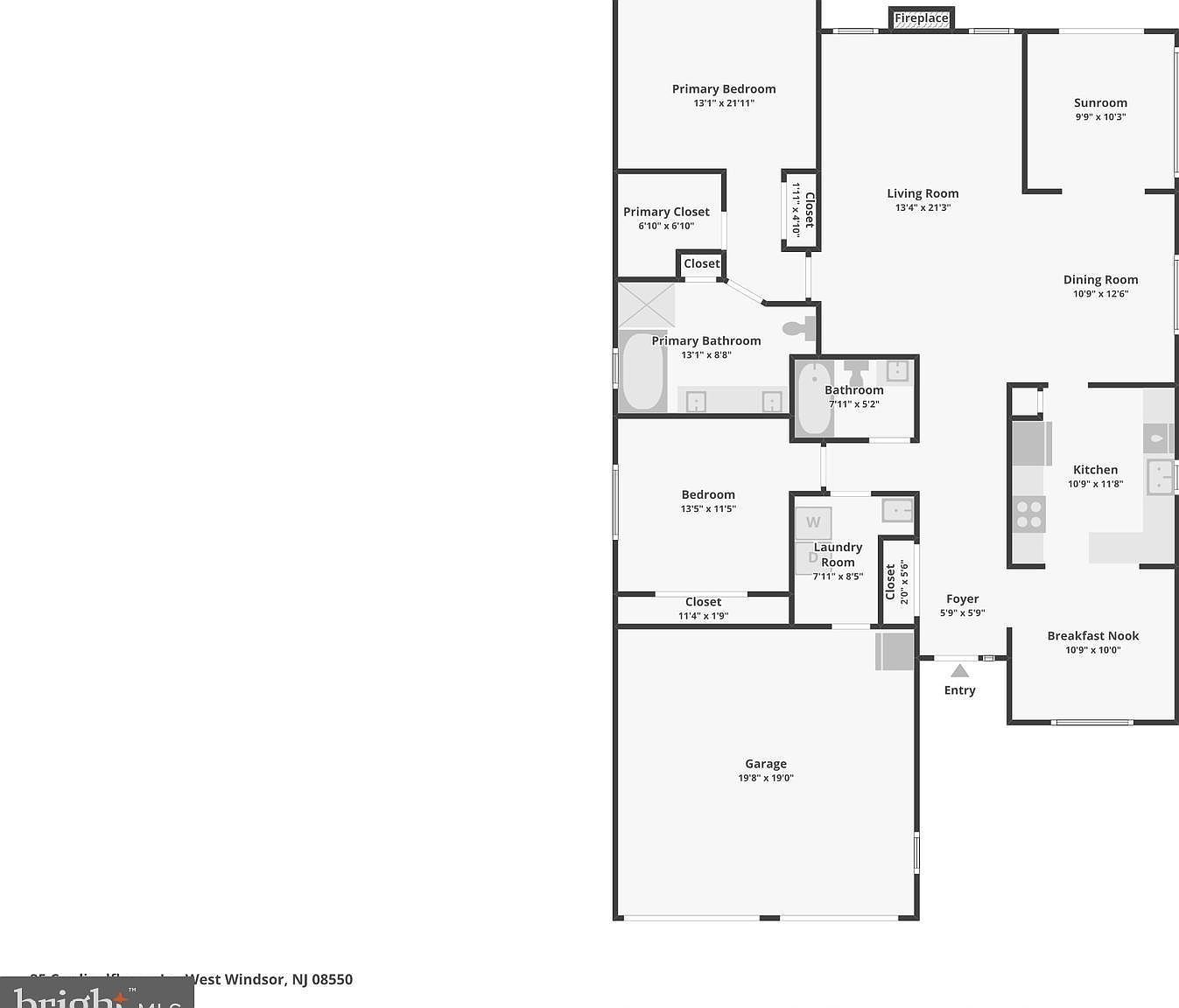 25 Cardinalflower Ln West Windsor, NJ 08550  | Single Family