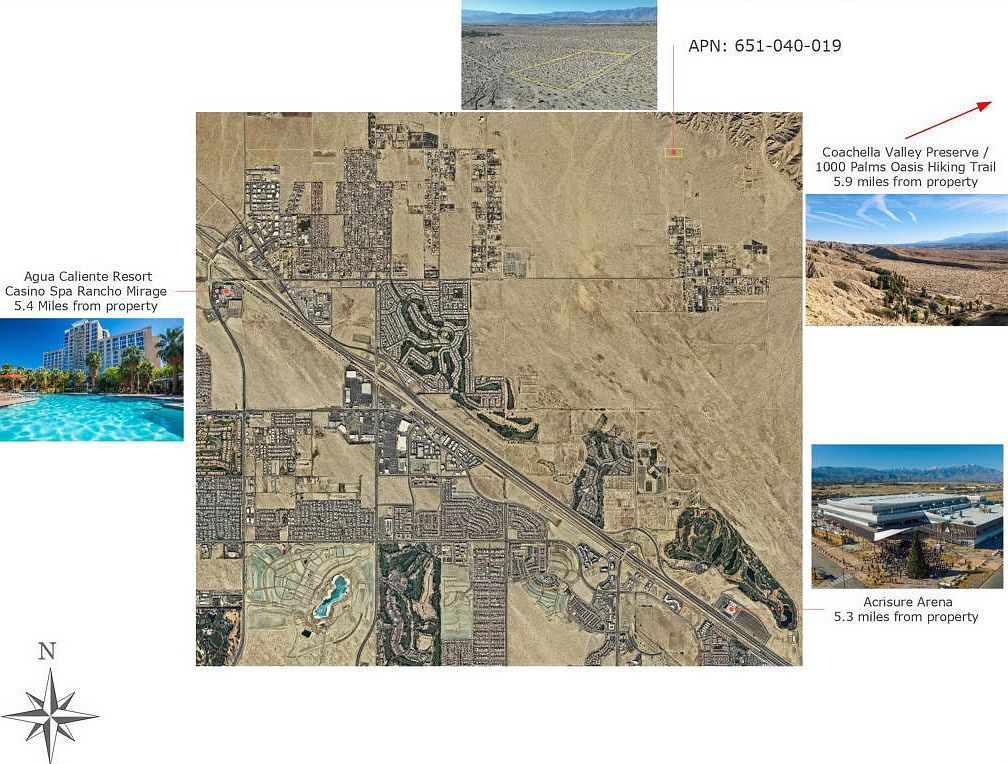 0 Shadow Mountain Ln Thousand Palms, CA 92276 | Land/Lot