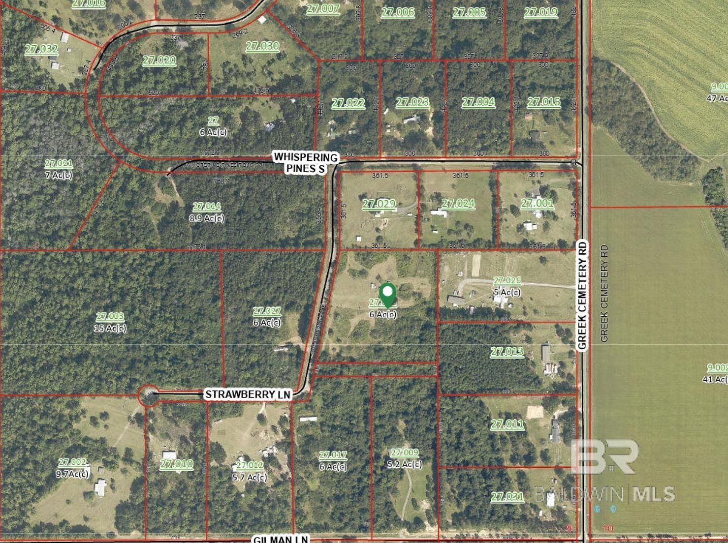 21250 Strawberry Ln Robertsdale, AL 36567  | Land/Lot