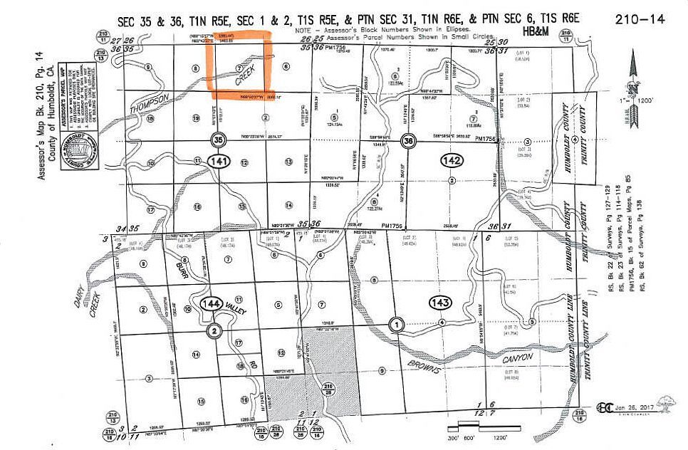 12100 Buck Mountain Rd Bridgeville, CA 95526 | Land/Lot