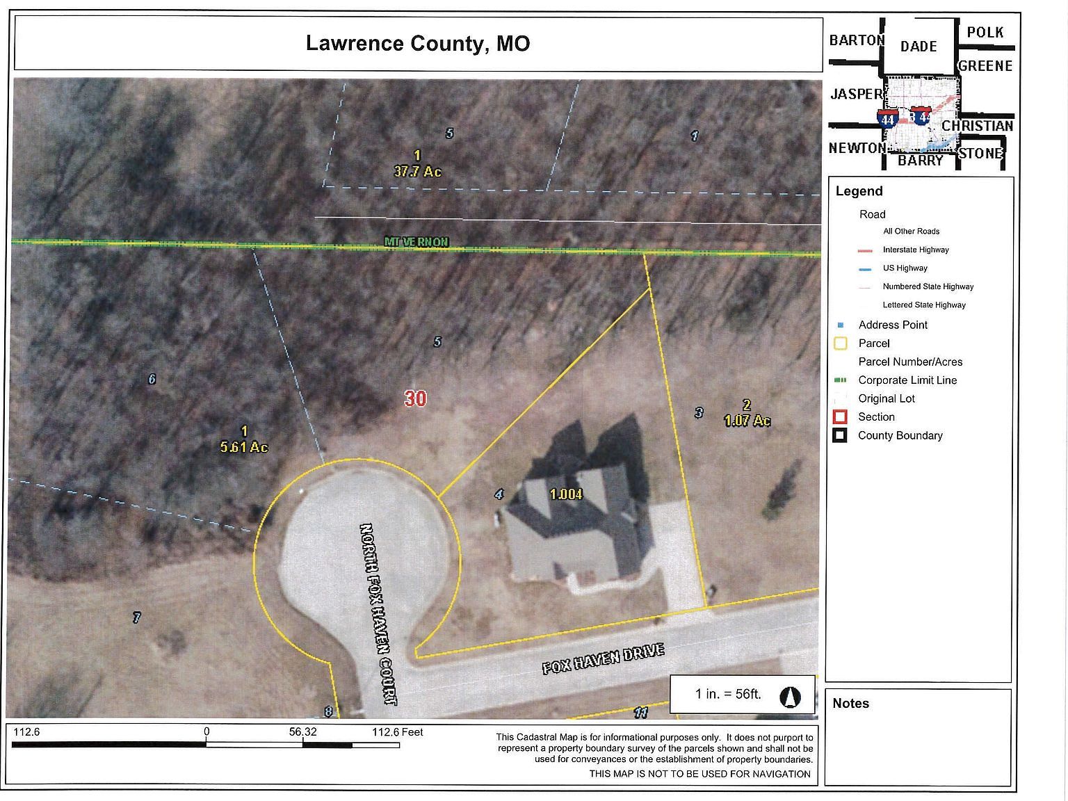 LOT 5 Fox Haven Dr Mount Vernon, MO 65712  | Land/Lot
