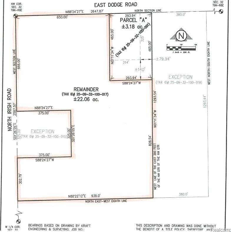 V/l N Irish Rd Otisville, MI 48463 | Land/Lot