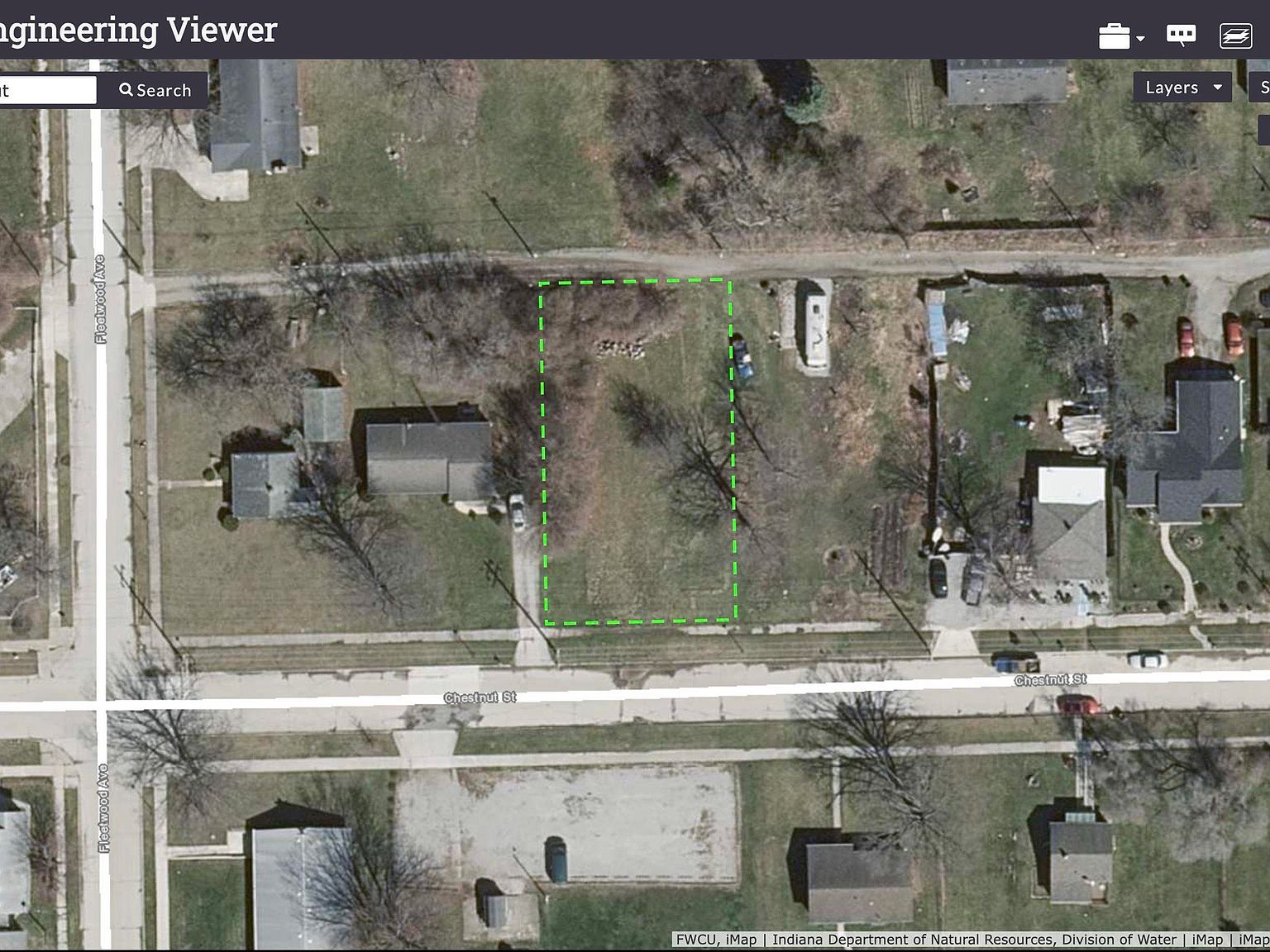 E Of 3415 Chestnut St Fort Wayne, IN 46803  | Land/Lot