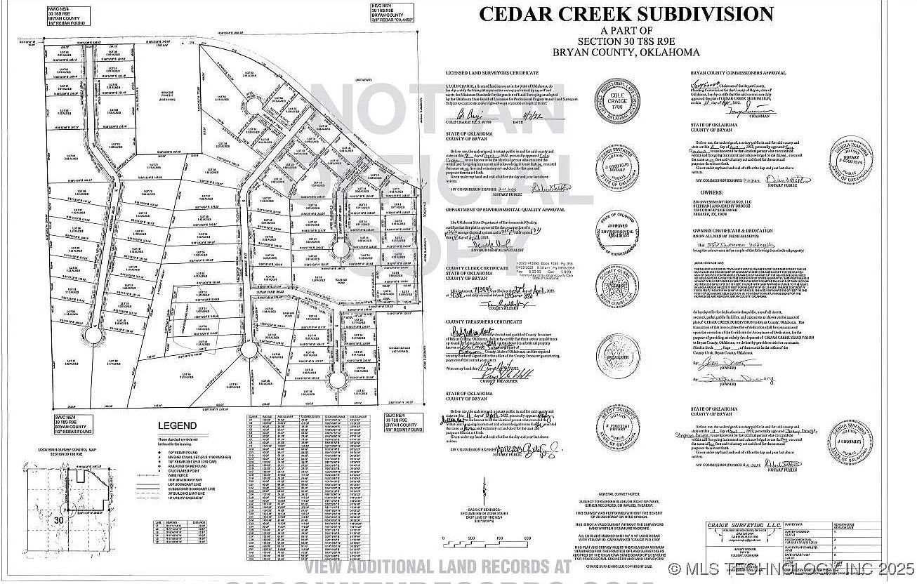311 Deerfield Colbert, OK 74733  | Land/Lot