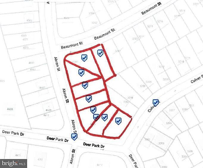 3201 Beaumont St Temple Hills, MD 20748  | Land/Lot