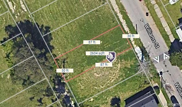 2831 Williams St Detroit, MI 48216  | Land/Lot