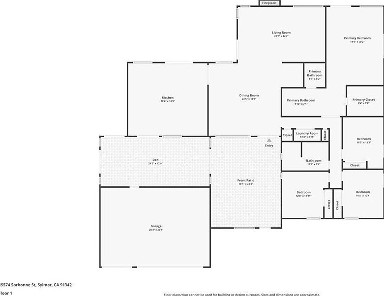 15574 Sorbonne St Sylmar, CA 91342 | Single Family