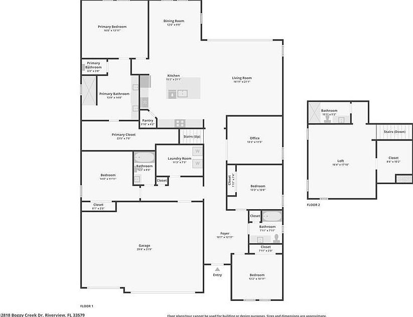 12818 Boggy Creek Dr Riverview, FL 33579 | Single Family