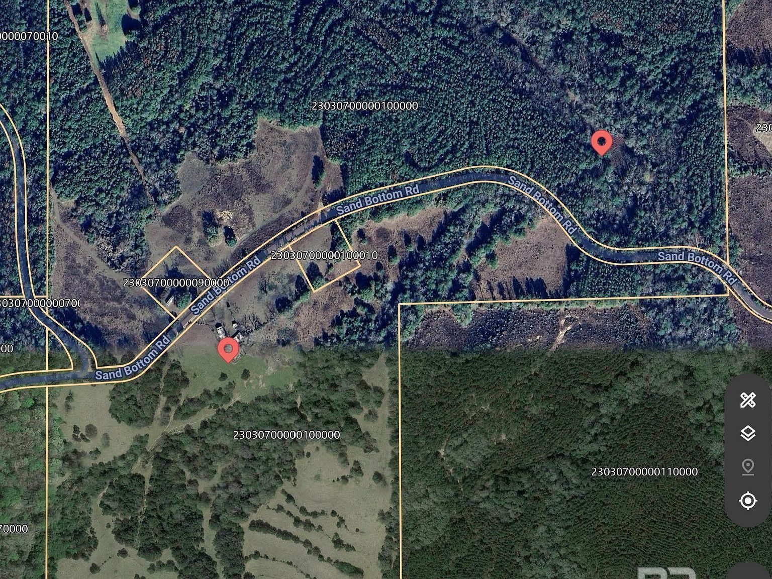 529 Sand Bottom Rd Peterman, AL 36471  | Land/Lot