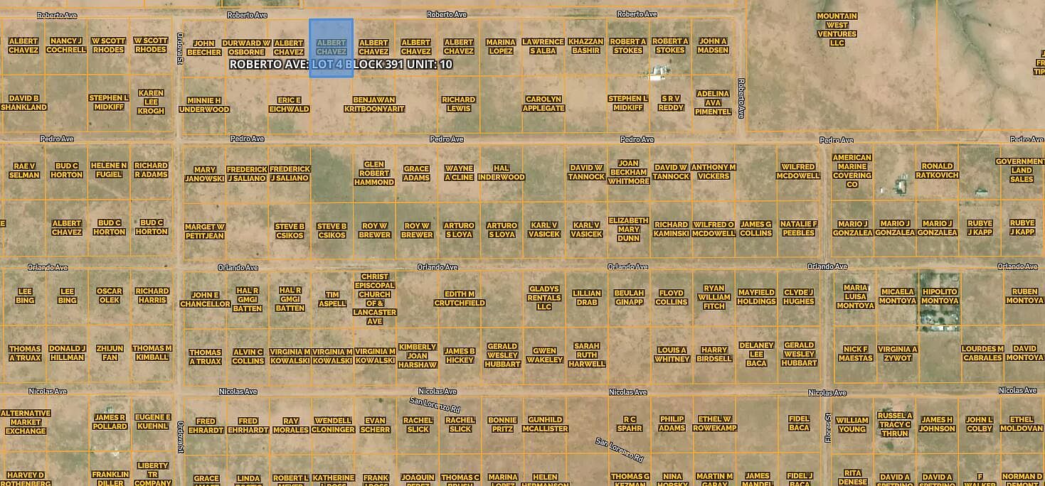 Roberto Avenue Block LOT 4-391 Veguita, NM 87062  | Land/Lot