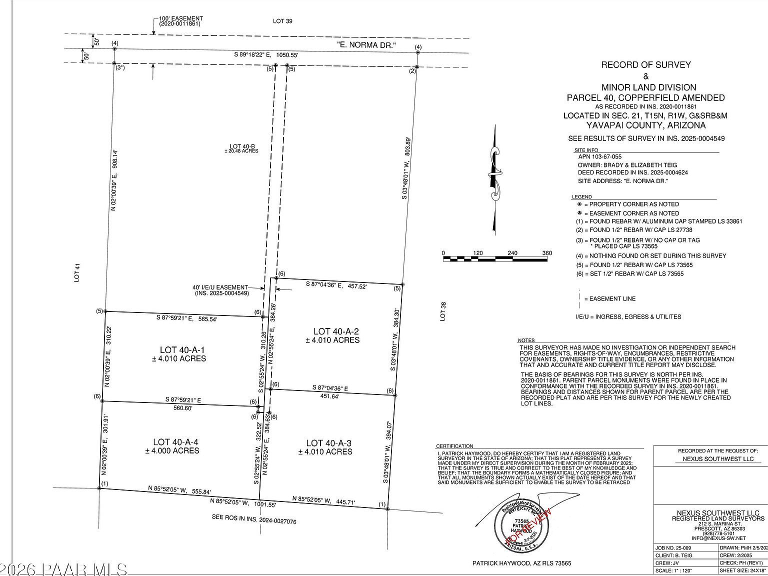 40-A E Norma Dr #3 Prescott Valley, AZ 86315  | Land/Lot