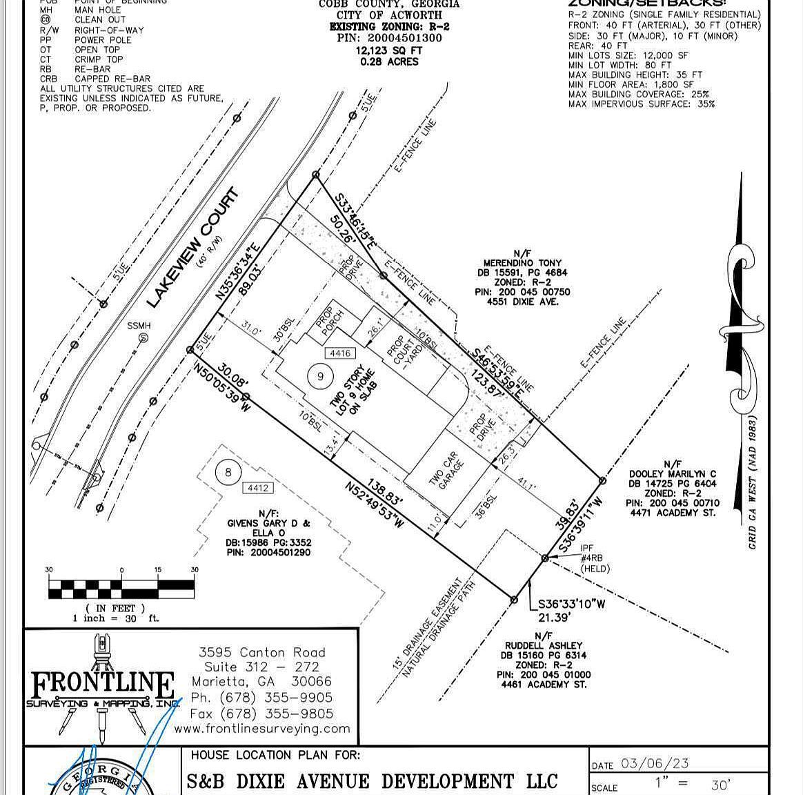 4416 Lakeview Ct Acworth, GA 30101  | Land/Lot