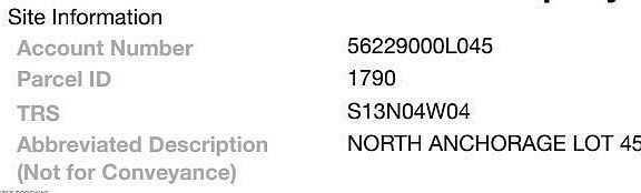 L45 Trail On Point Wasilla, AK 99623  | Land/Lot