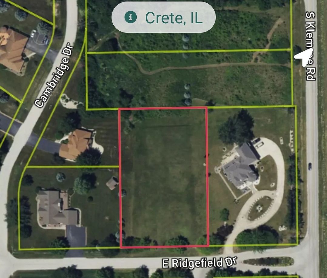 2732 E Ridgefield Dr Crete, IL 60417 | Land/Lot
