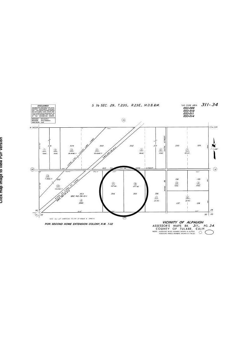 0 Avenue 56 #2 Alpaugh, CA 93201  | Land/Lot