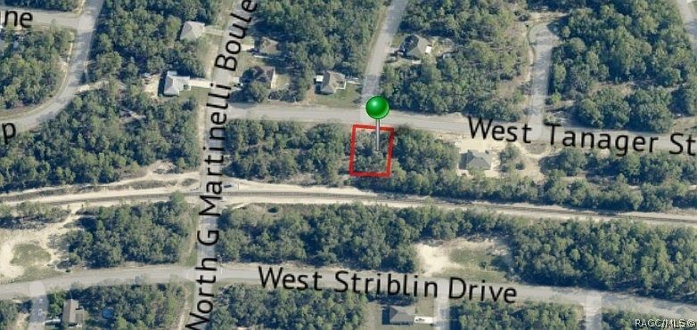 2654 W Tanager St Citrus Springs, FL 34433  | Land/Lot
